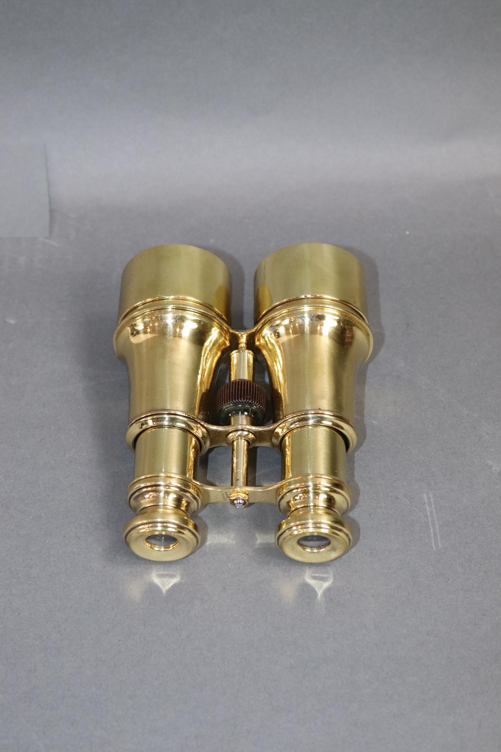 Early 20th Century Solid Brass Yachting and Field Binoculars