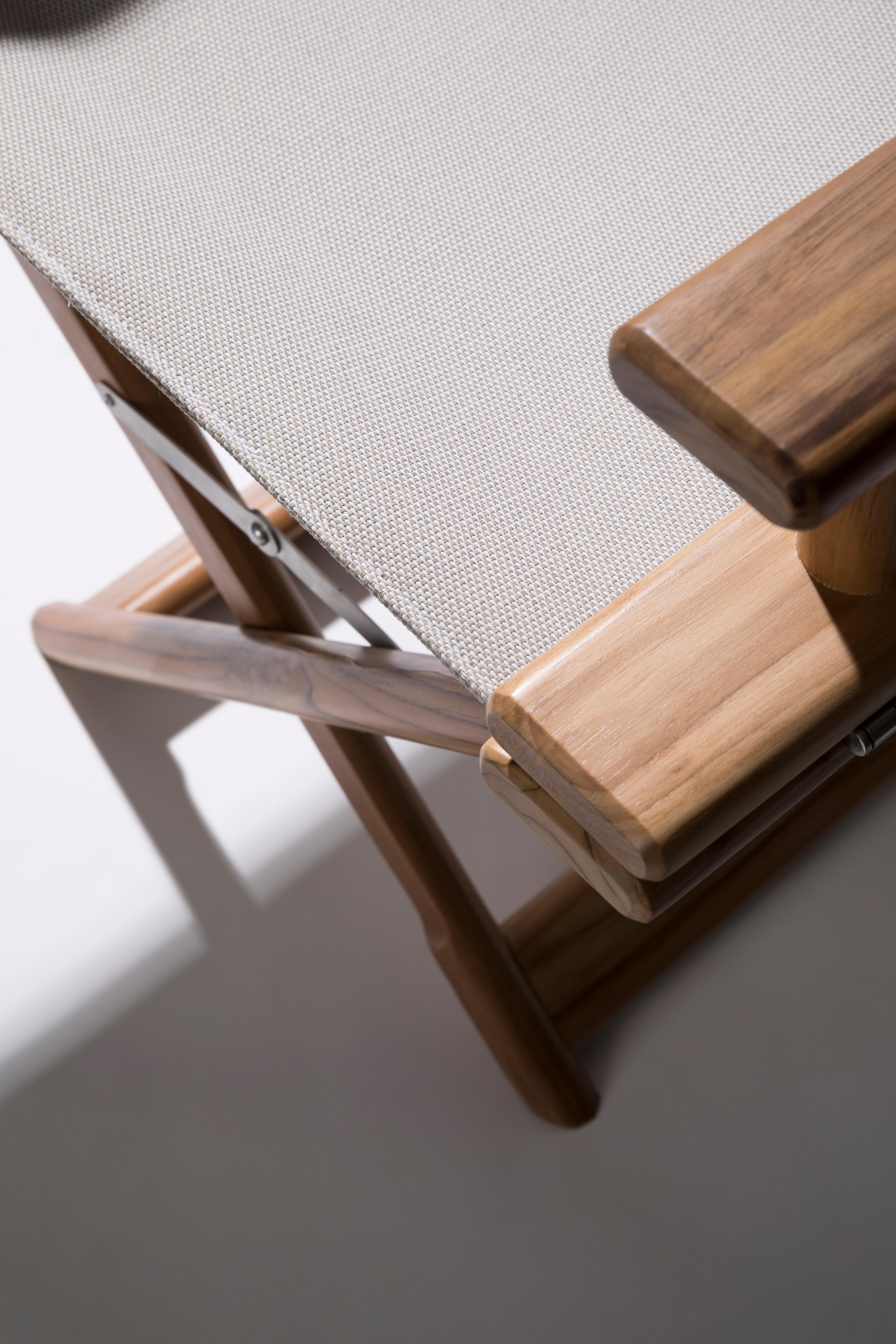 Solid Brazilian Wood Chair Honoring Brazilian Filmmaker Glauber Rocha +55design In New Condition For Sale In Campinas, BR