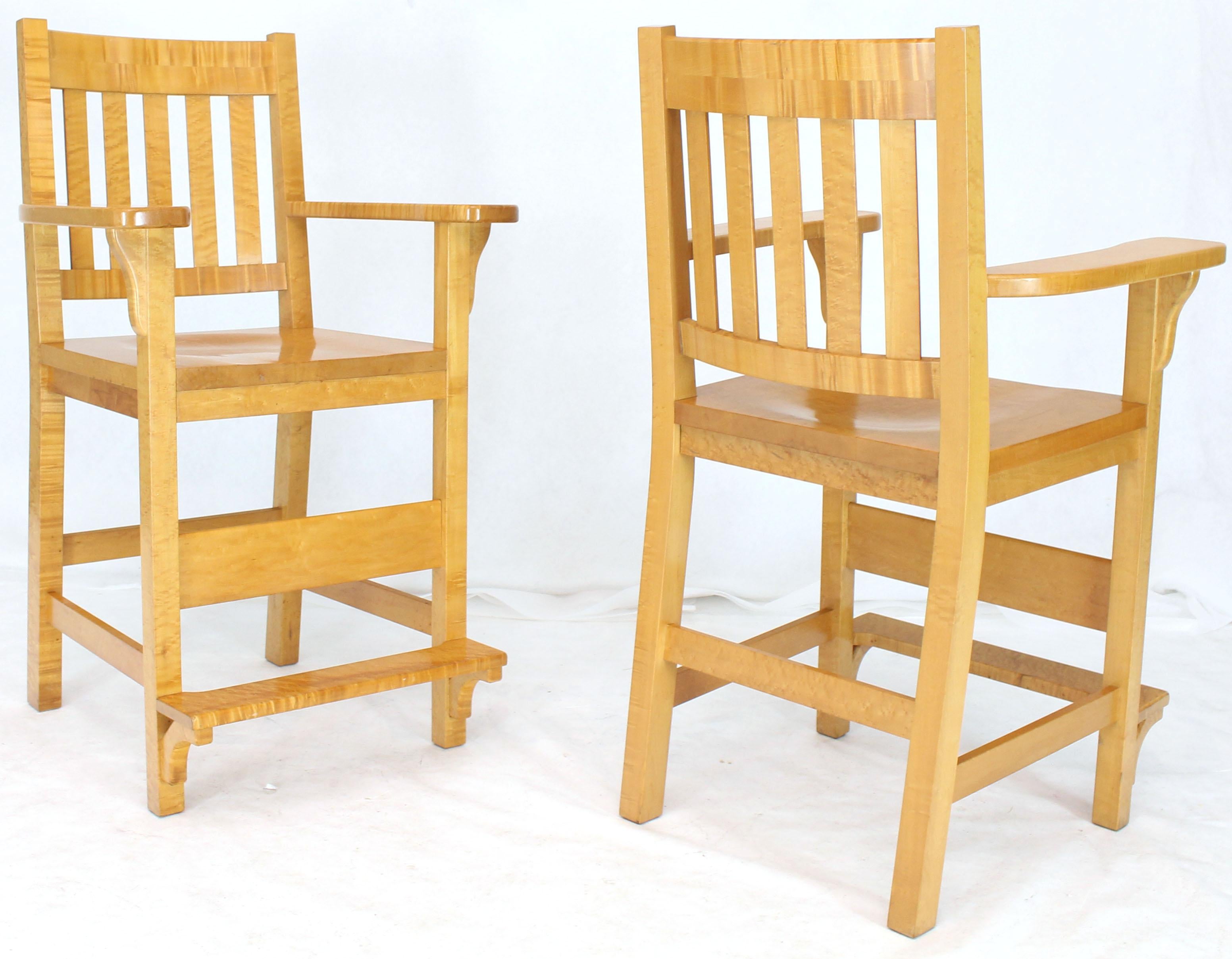 maple wood bar stools