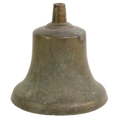 Vintage Solid Bronze 49 Lbs. Church Tower Bell w/o Clapper Repaired