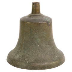 Antique Solid Bronze 49 Lbs. Church Tower Bell w/o Clapper Repaired