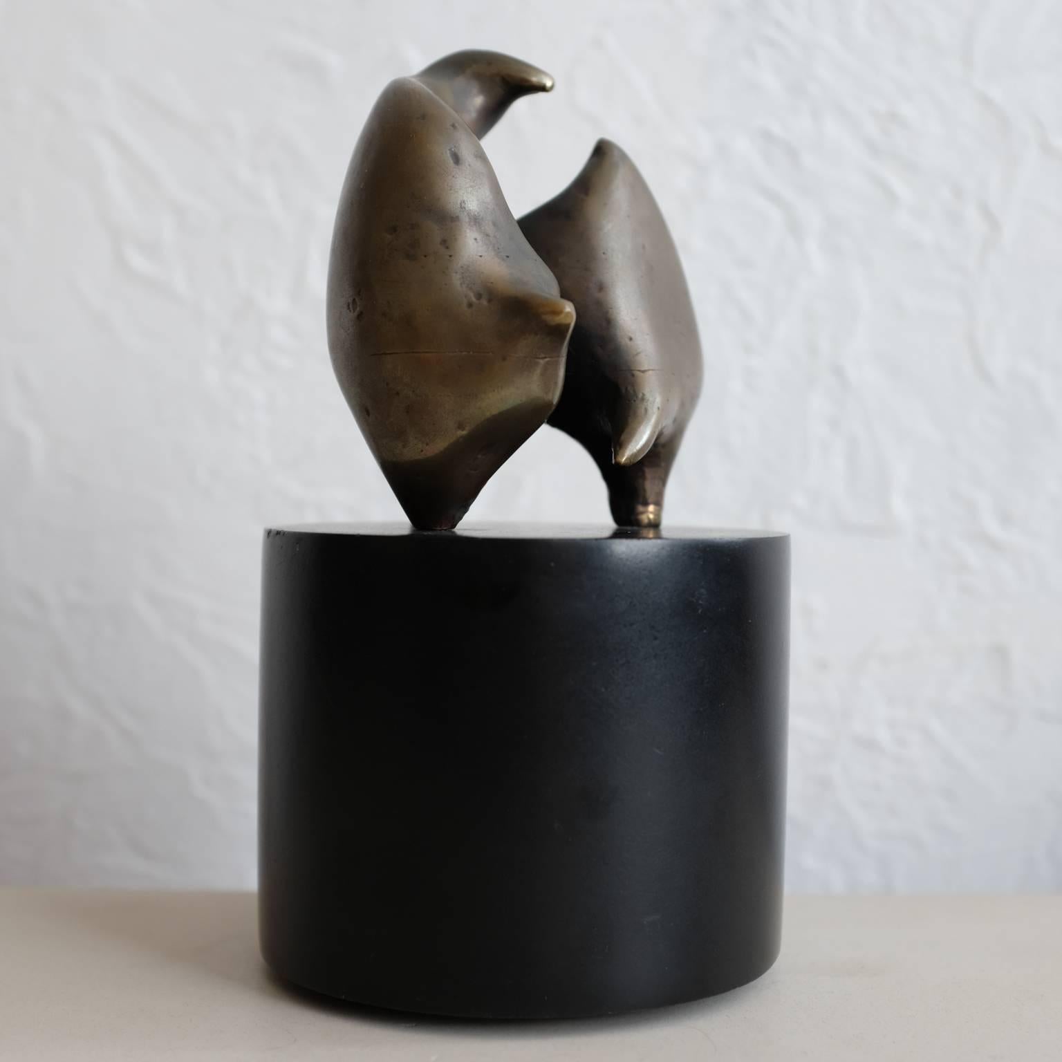 Solid Bronze Abstract Sculpture by Eli Karpel 1