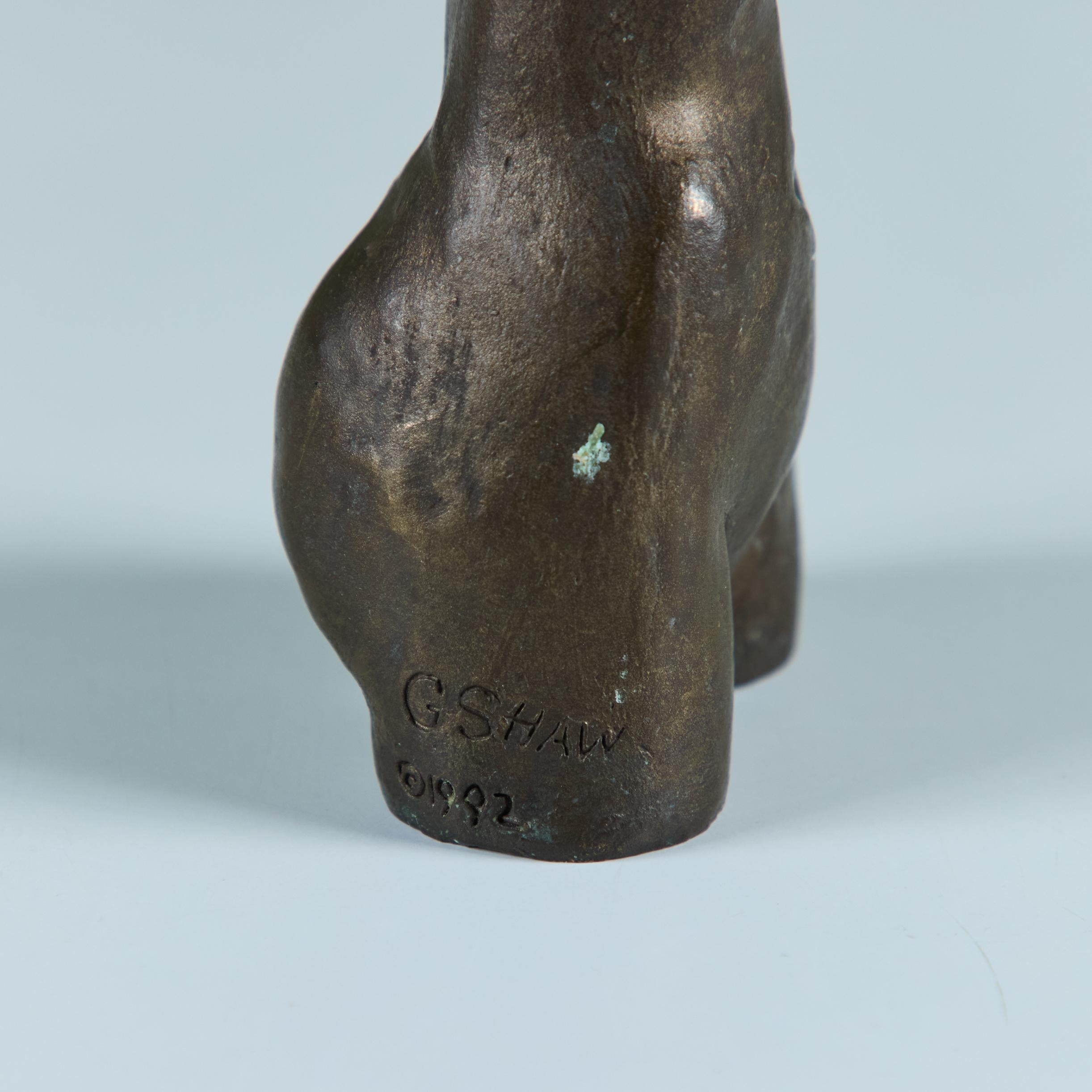 Torso femminile in bronzo massiccio in vendita 8