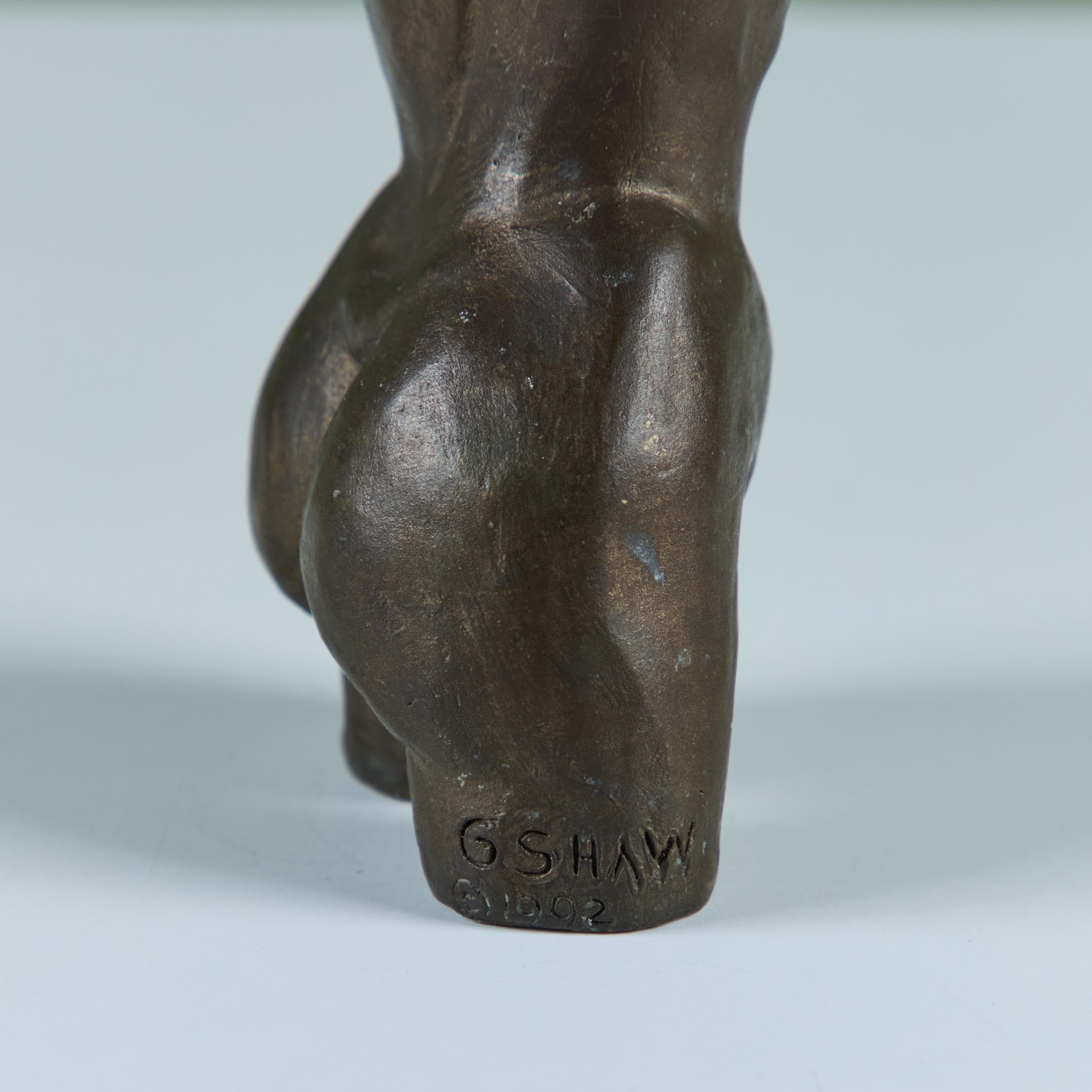 Torso femminile in bronzo massiccio II in vendita 6