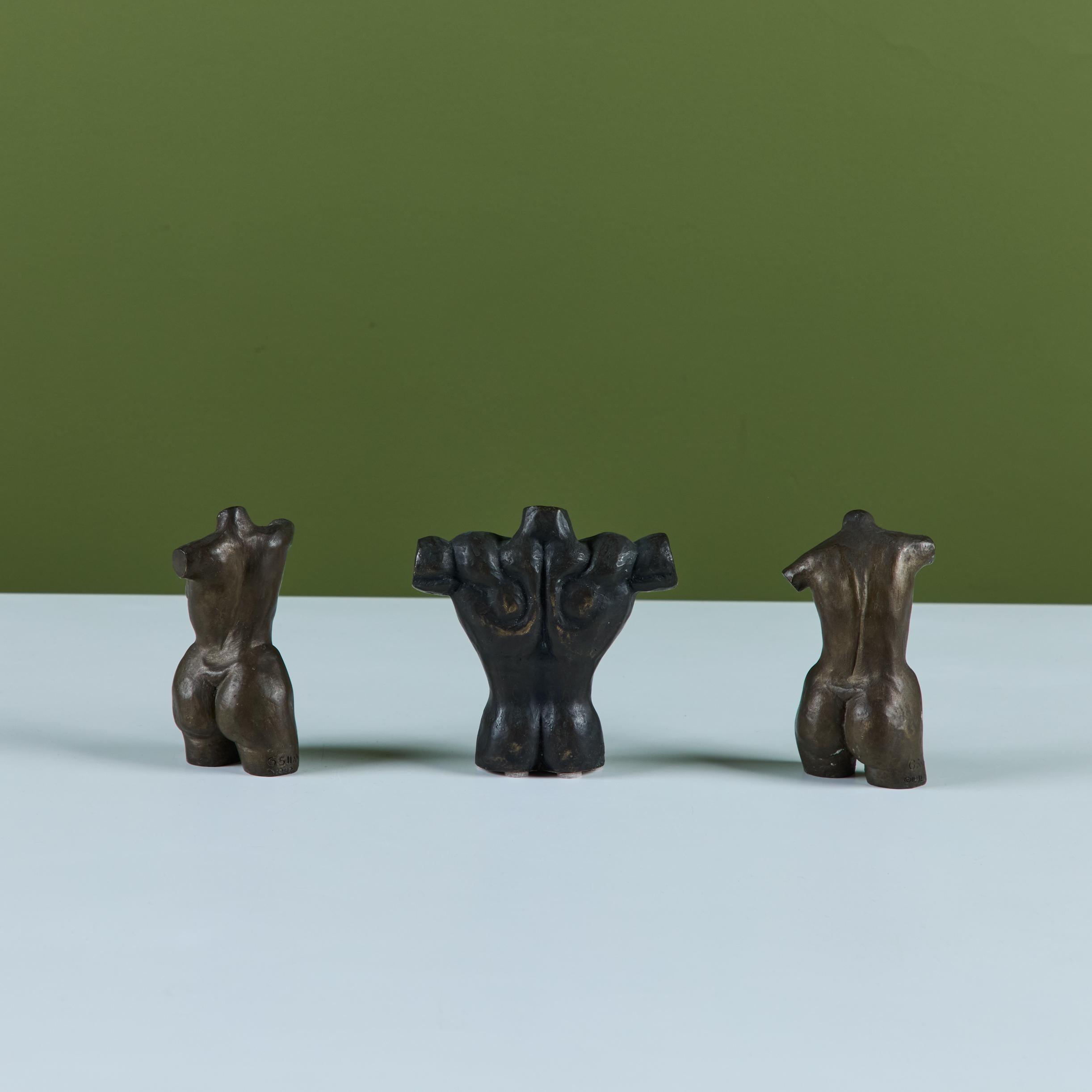 Torso femminile in bronzo massiccio II in vendita 7