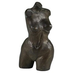 Torse féminin en bronze massif II