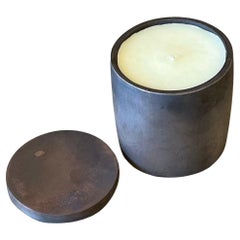 Solid Bronze Gardenia Hand Made Candle #1