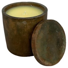 Solid Bronze Gardenia Hand Made Candle #5