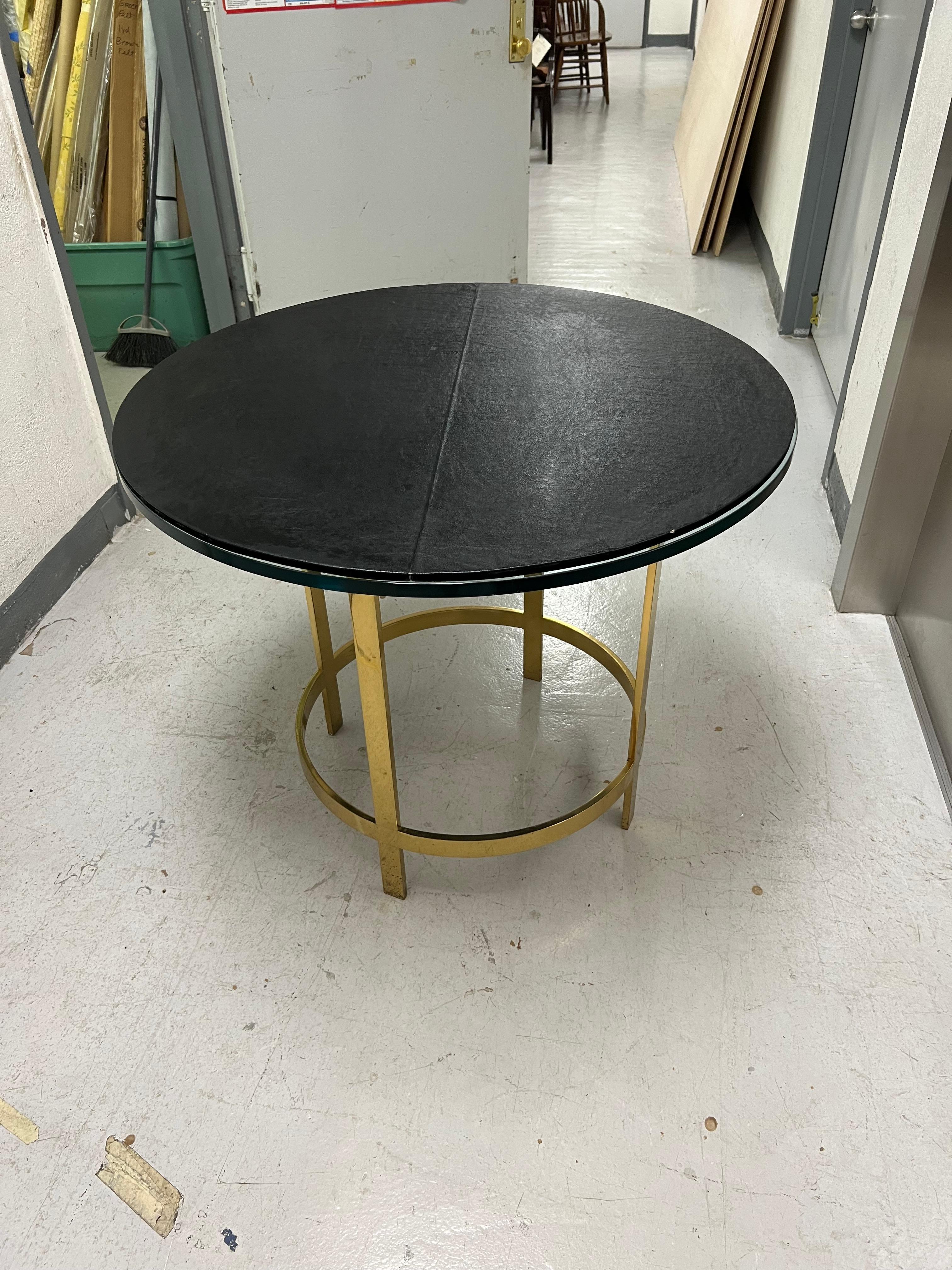 Solid Bronze Glass Top Center Table  For Sale 2