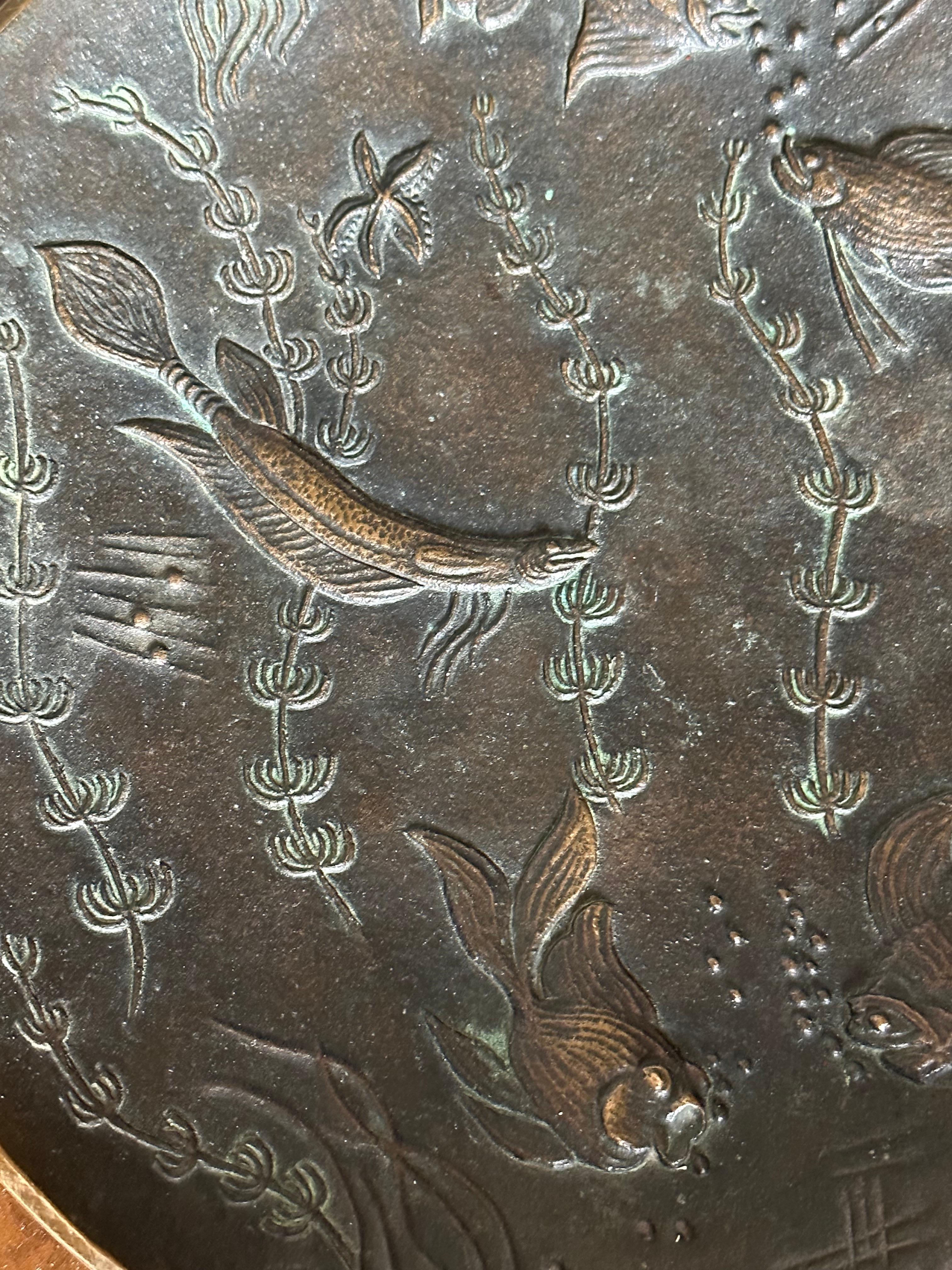 Mid-Century moderno Ciotola bassa in bronzo massiccio di Gunnar Nylund per Akta Brons, Svezia, anni '40 in vendita