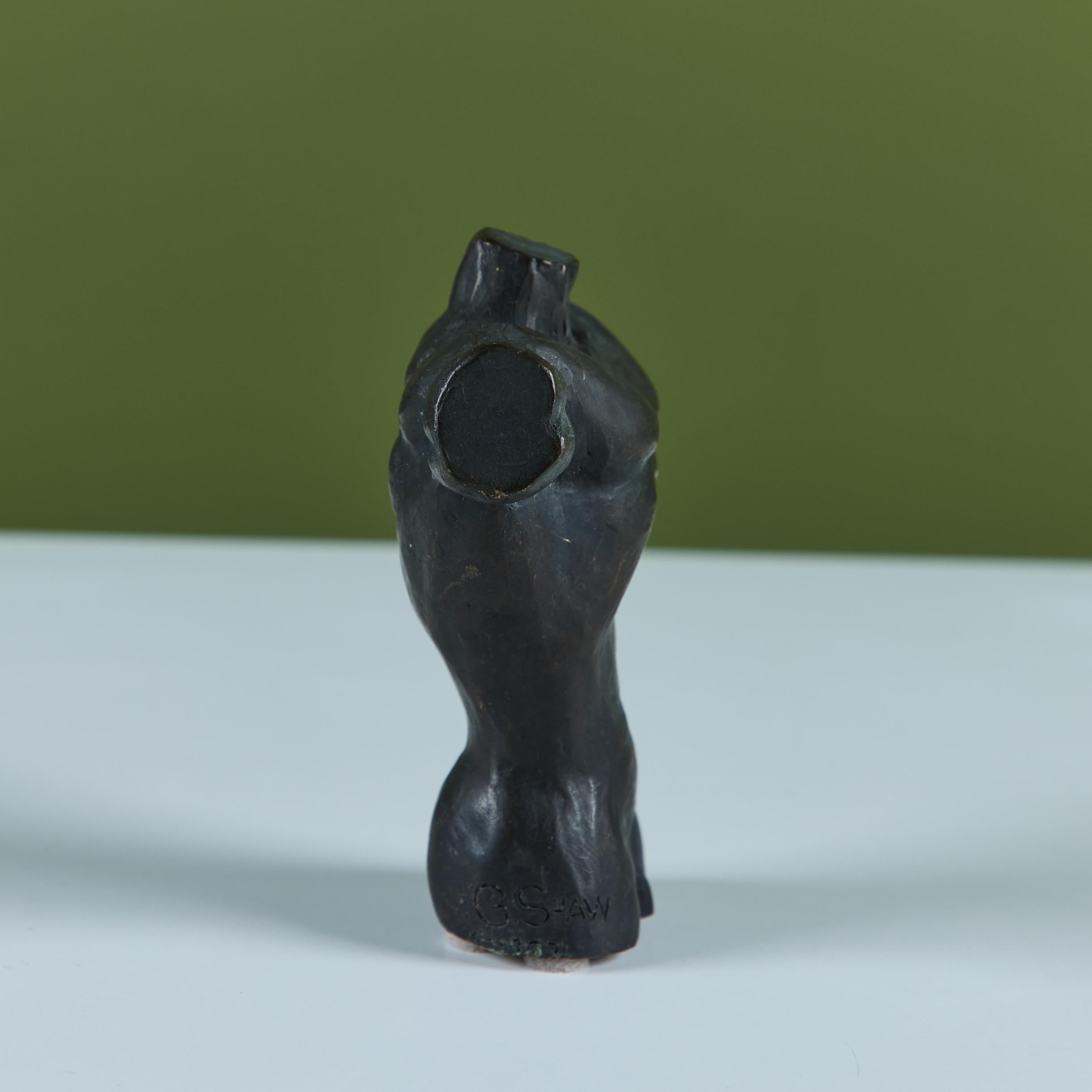 Torso maschile in bronzo massiccio in vendita 3