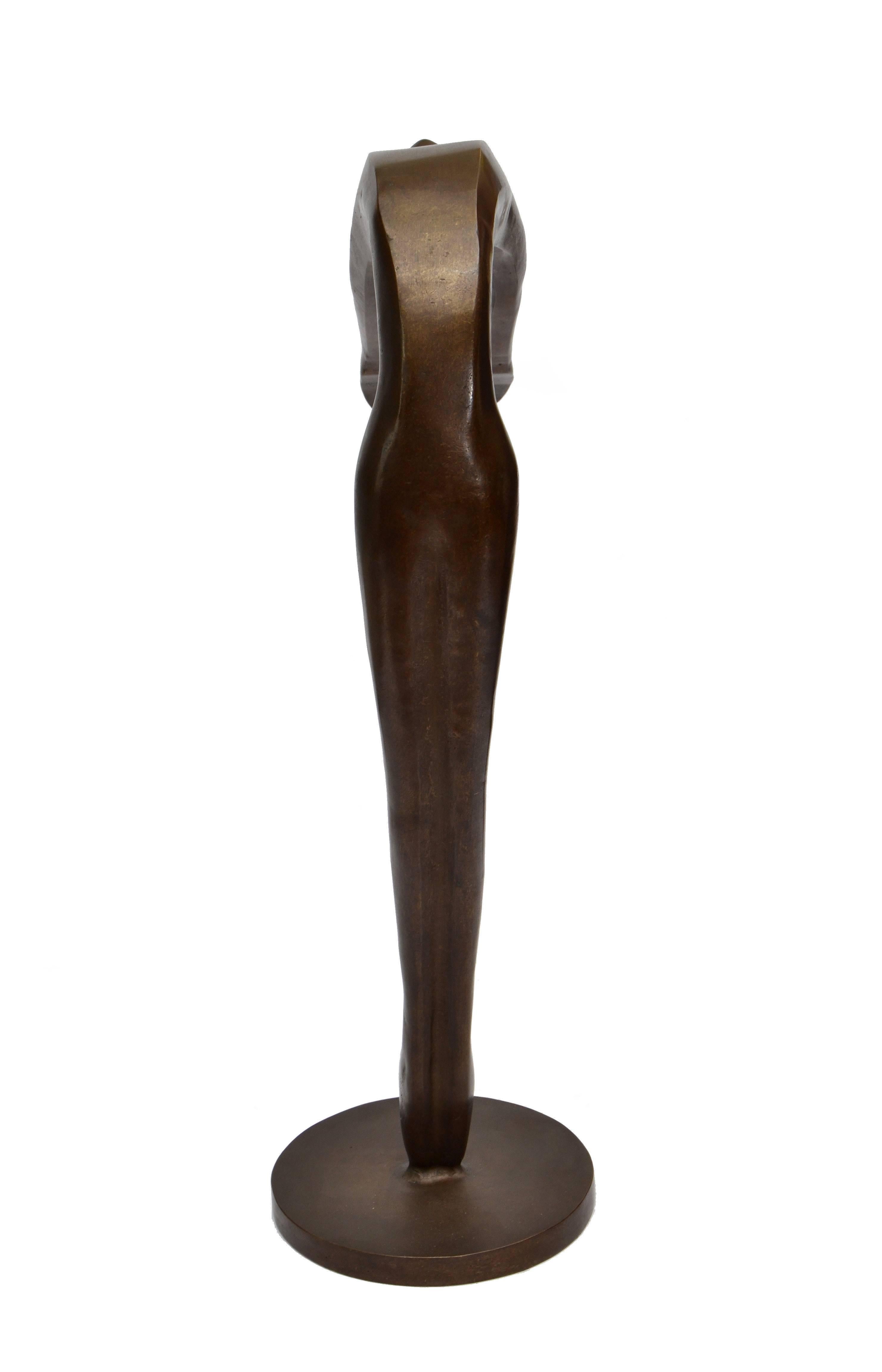 Solid Bronze Nude Ballerina Dancer Sculpture 5