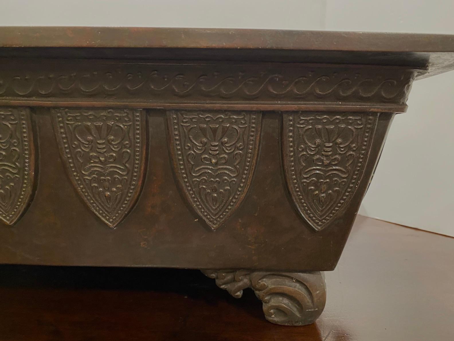 Chinese Solid Bronze Planter For Sale