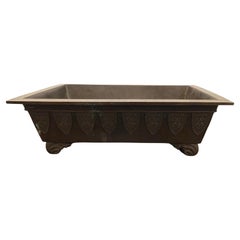 Antique Solid Bronze Planter