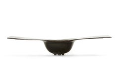Solid Bronze ‘Sequoia’ Bowl/Winged Vessel/Footed Dish in Ebony Patina