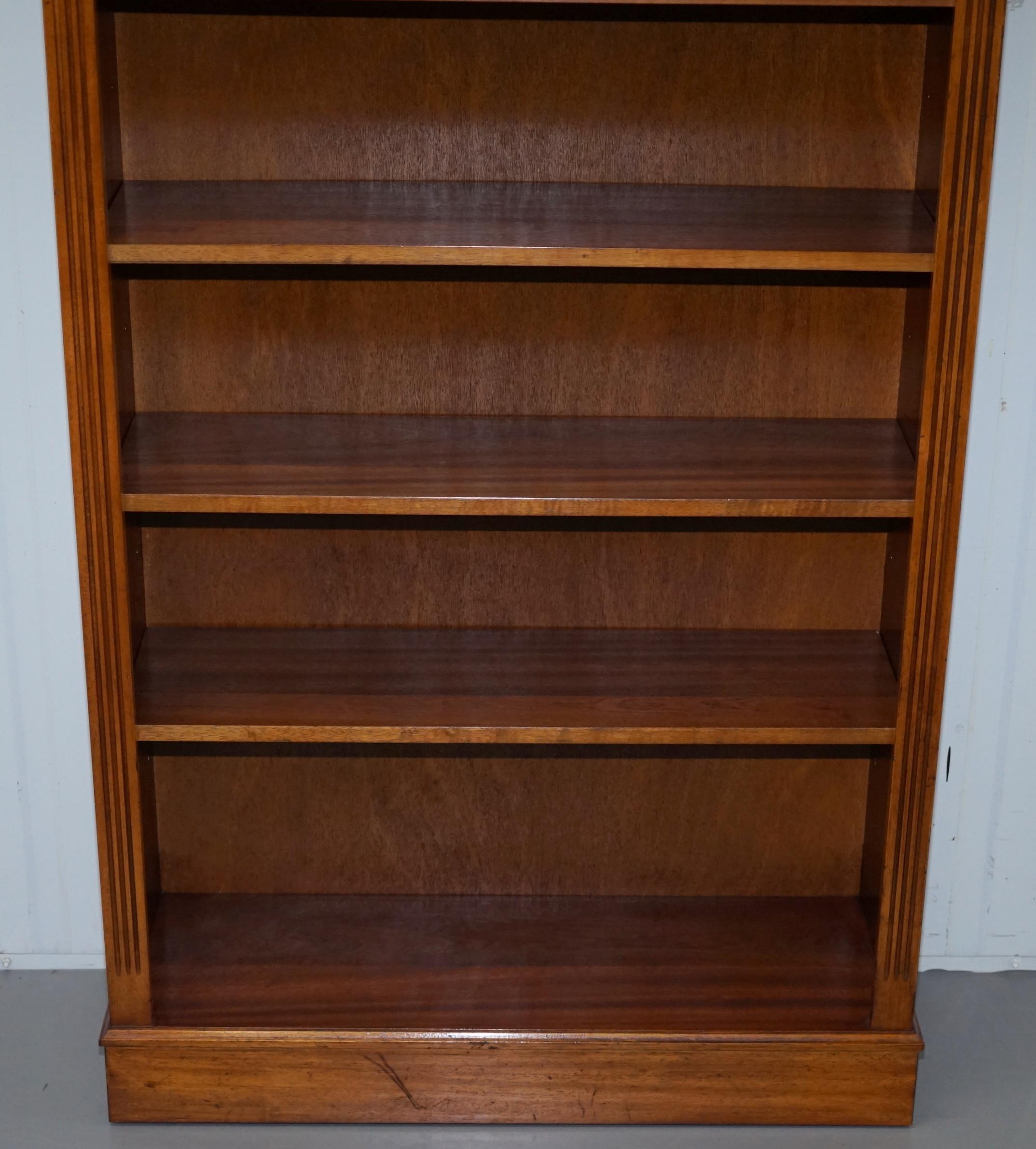 solid wood library bookcases