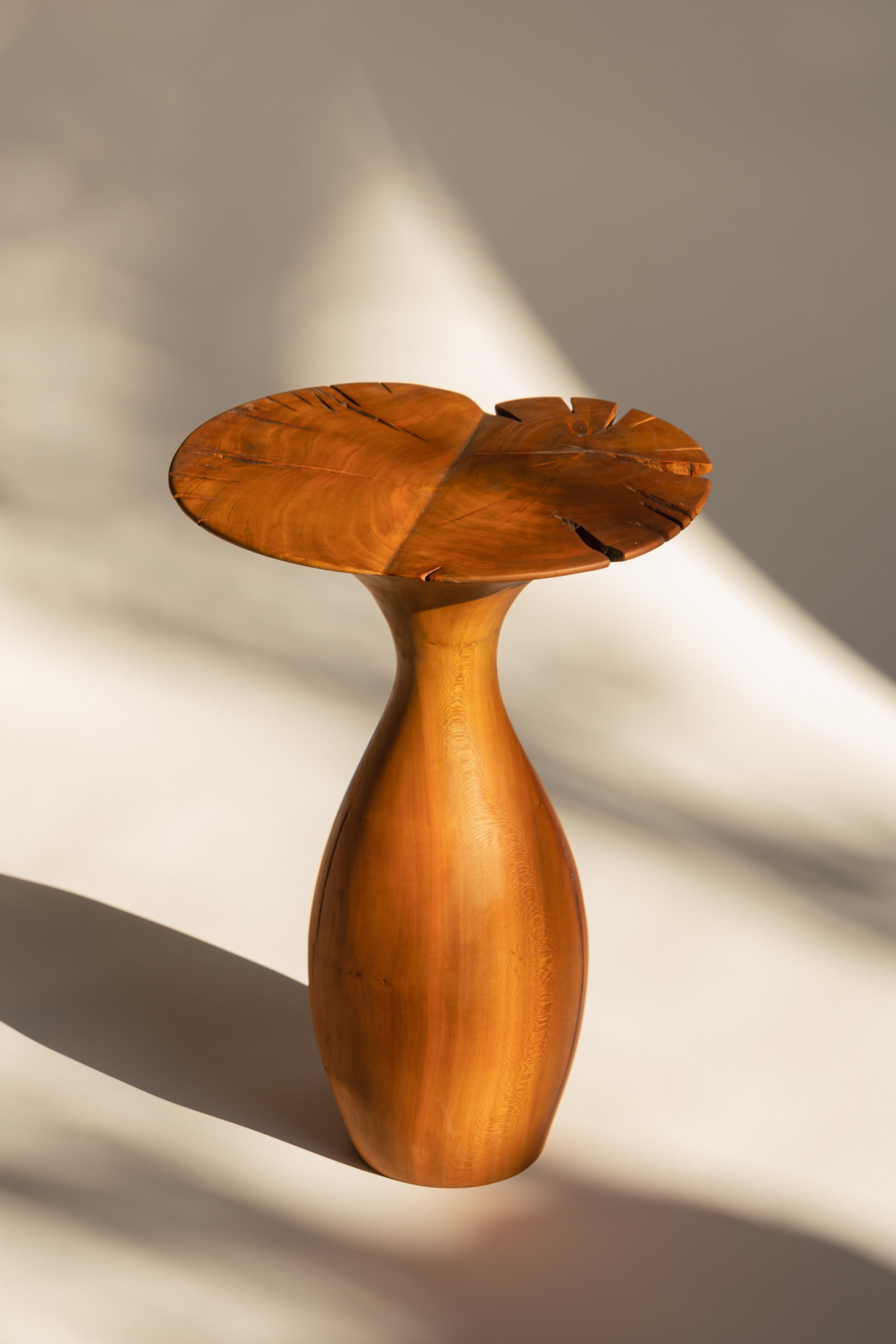 Mesa Auxiliar Colorae de Madera Maciza de Capulín por Sebastián Cappiello Posmoderno en venta