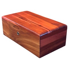 Trinket Box aus massivem Zedernholz mit Deckel von Lane Furniture