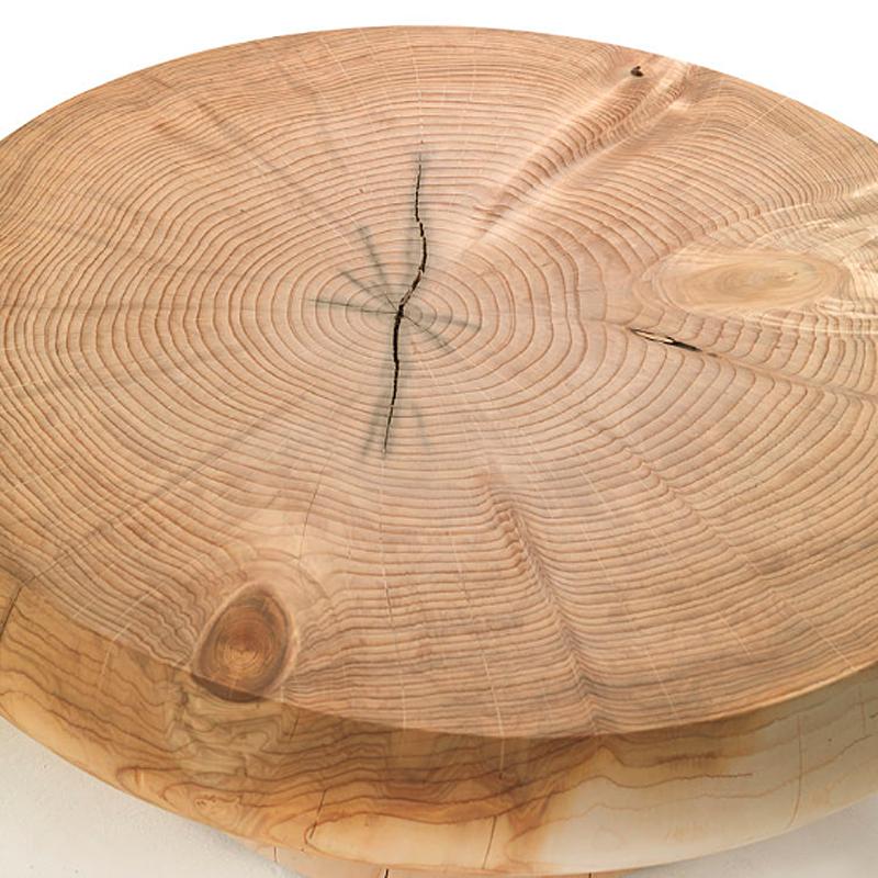 circle wooden coffee table