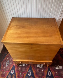 solid cherry antique sugar chest