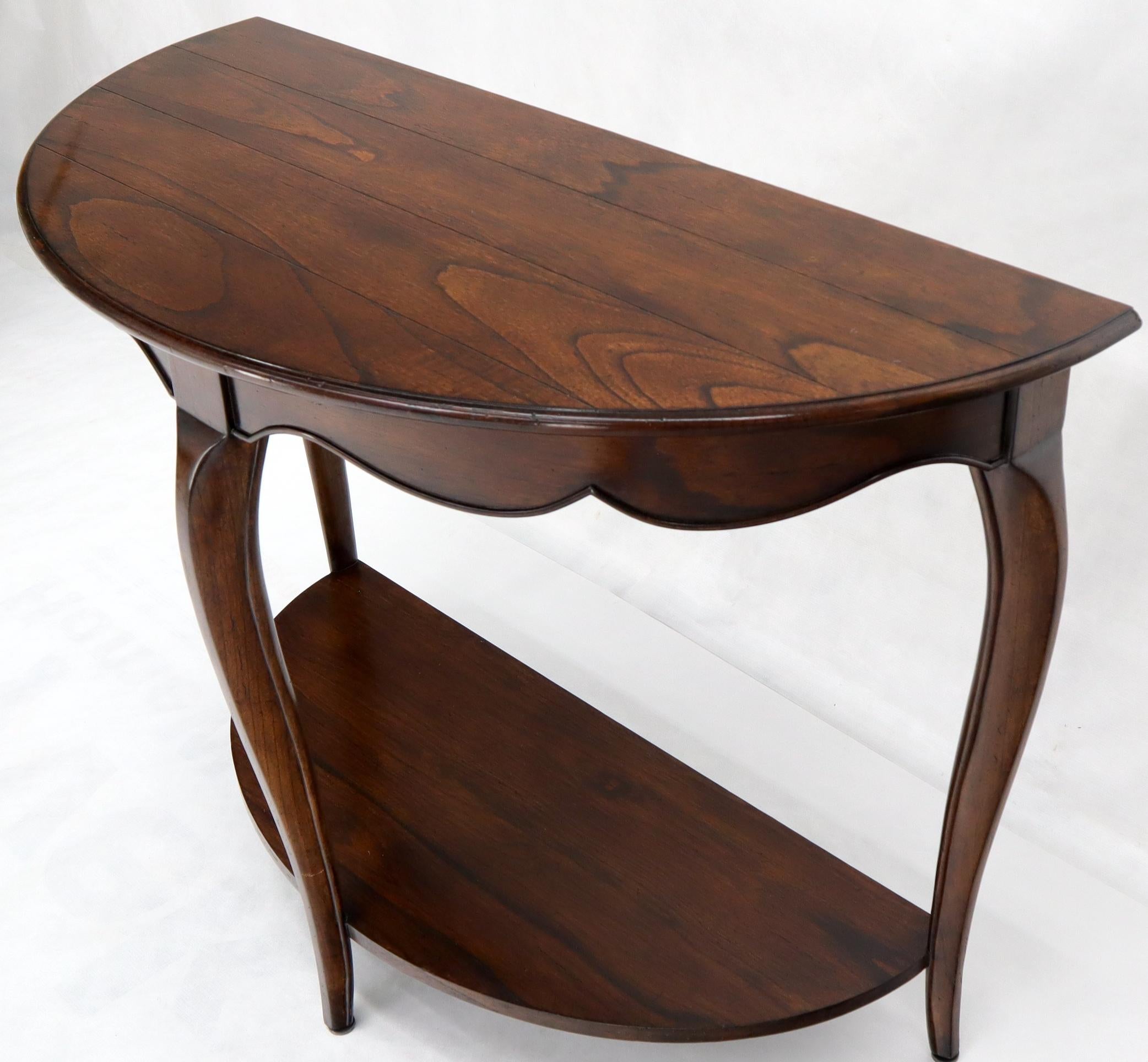 demilune side table