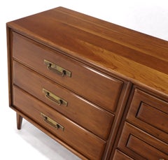 Solid Cherry Mid-Century Modern Triple Dresser by Haywood Wakefiled