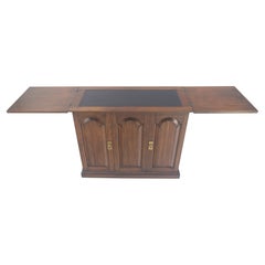 Solid Cherry Raised Panel Doors Liquor Bar Serving Flip Top Cabinet MINT Solid Cherry Raised Panel Doors Liquor Bar Serving Flip Top Cabinet MINT