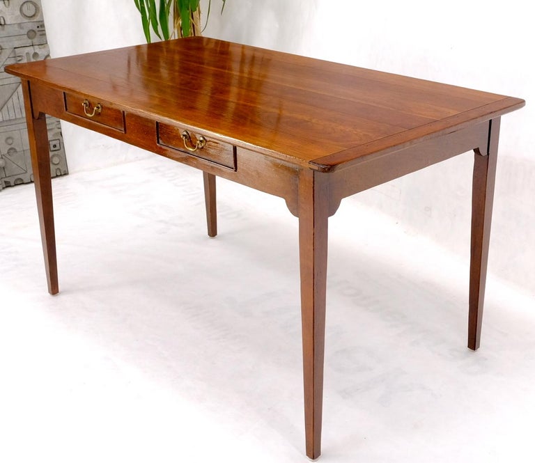 Solid cherry writing deals desk
