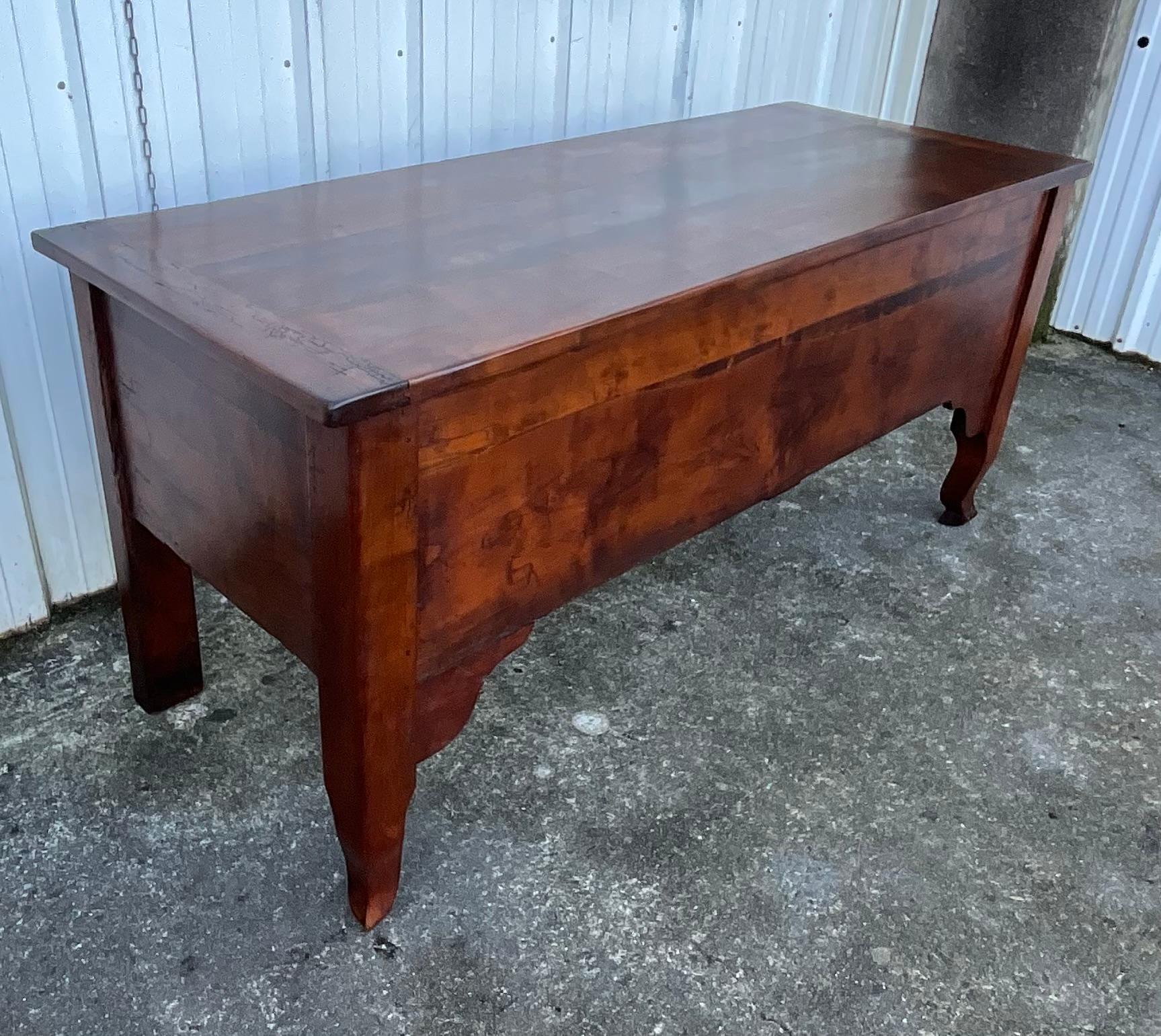 Solid Cherrywood Chest – Late 19th Century For Sale 6