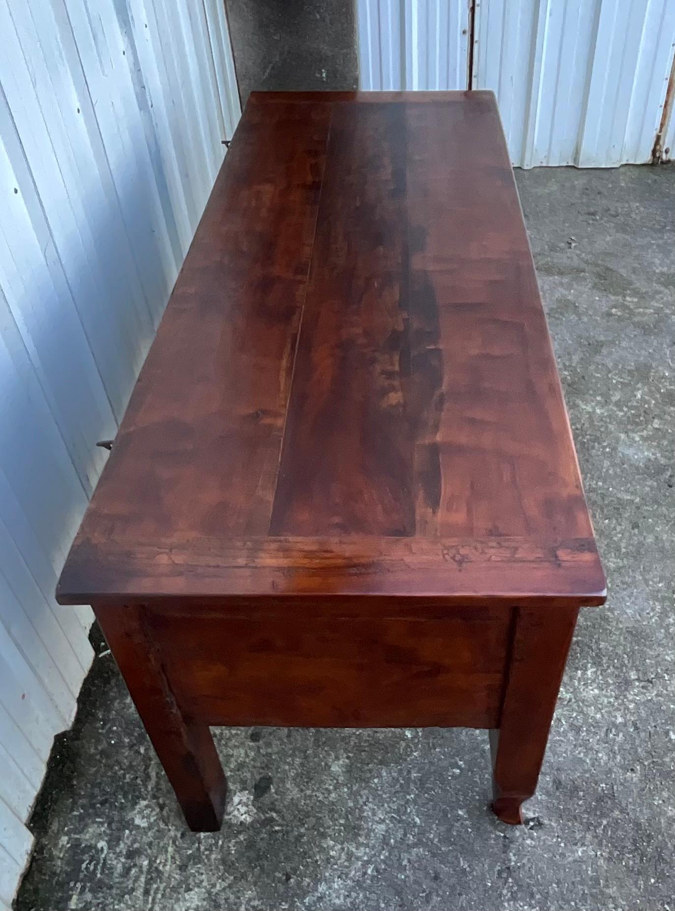 Solid Cherrywood Chest – Late 19th Century For Sale 7