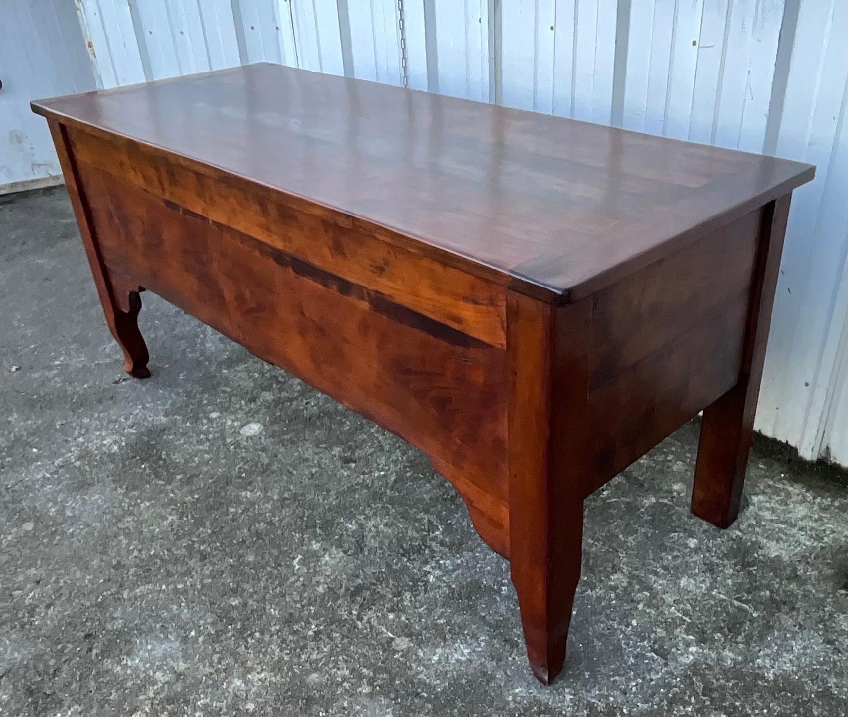 Solid Cherrywood Chest – Late 19th Century For Sale 2