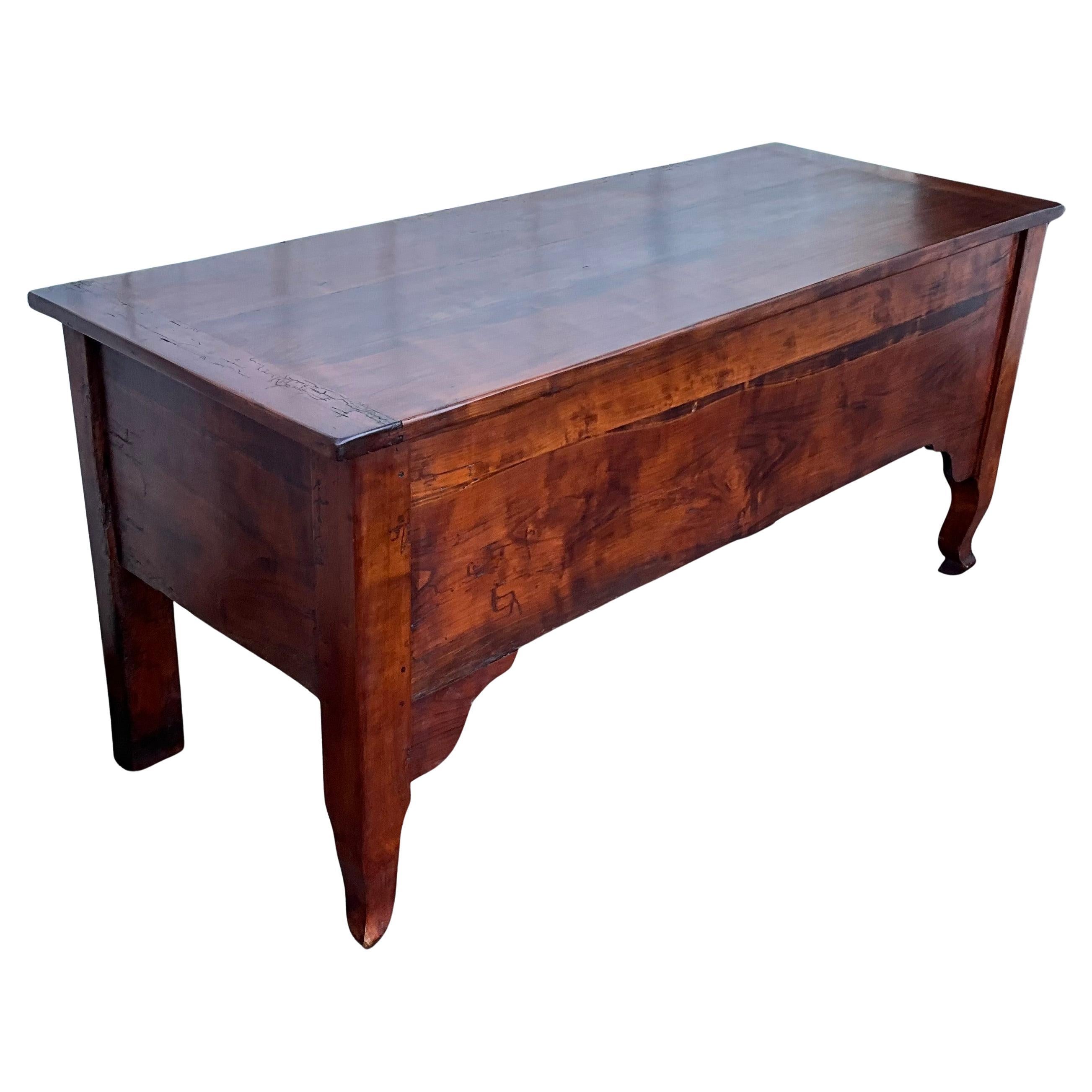Solid Cherrywood Chest – Late 19th Century For Sale