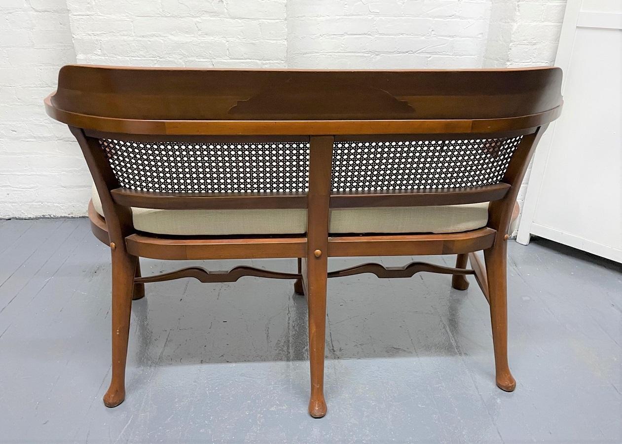 Two Solid Cherrywood Country Style Benches In Good Condition For Sale In New York, NY