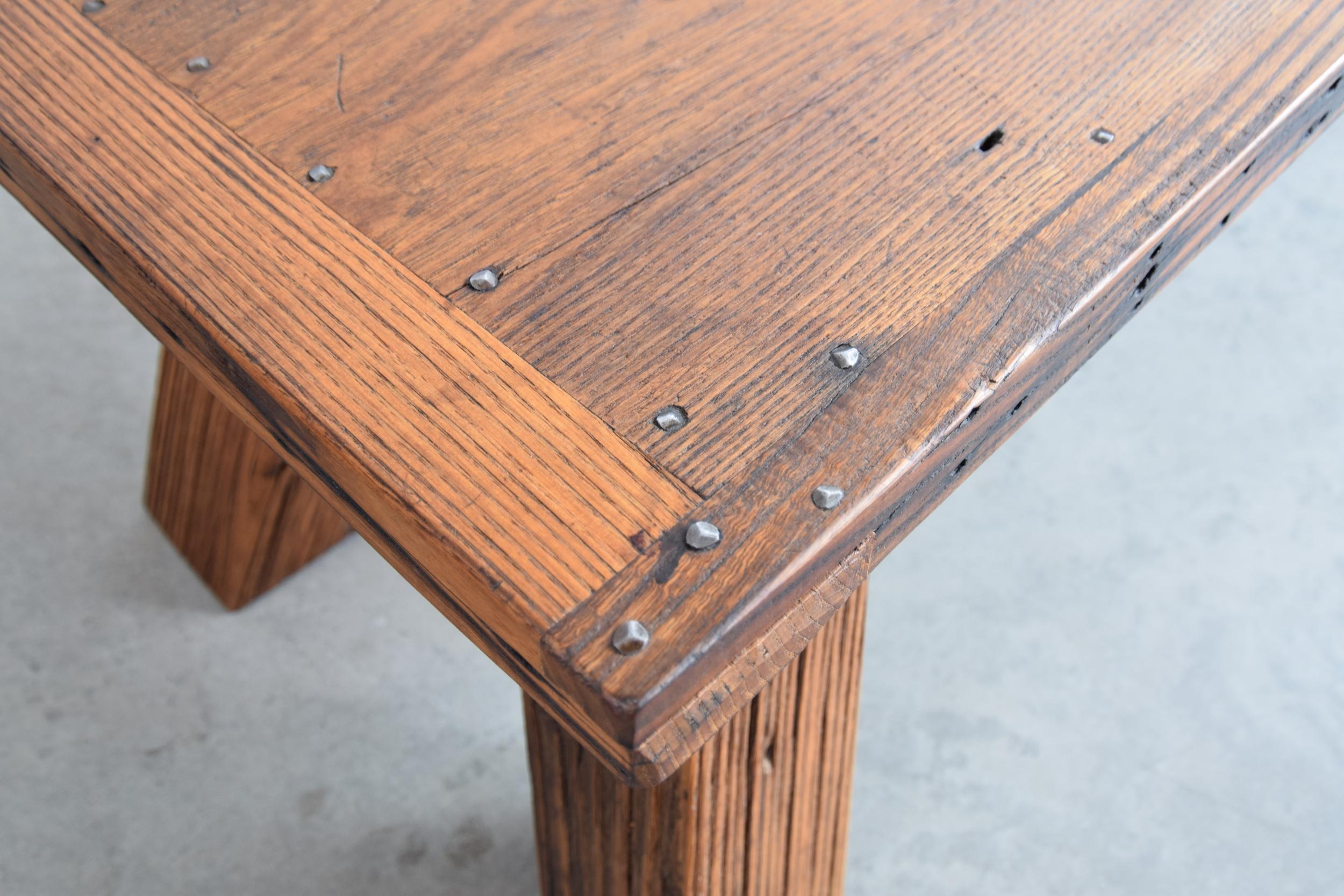 Solid Chestnut Coffee Table or Bench 3