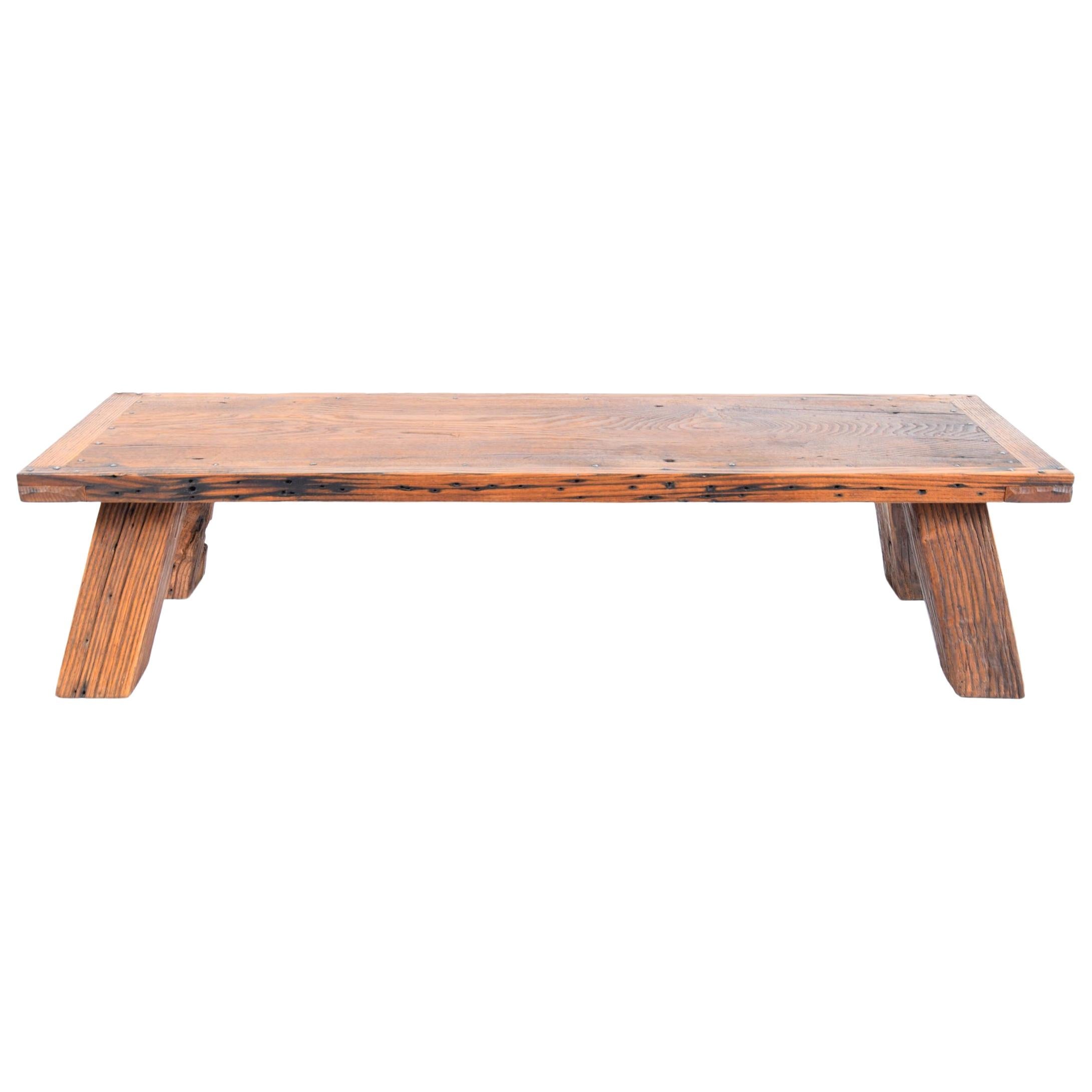 Solid Chestnut Coffee Table or Bench
