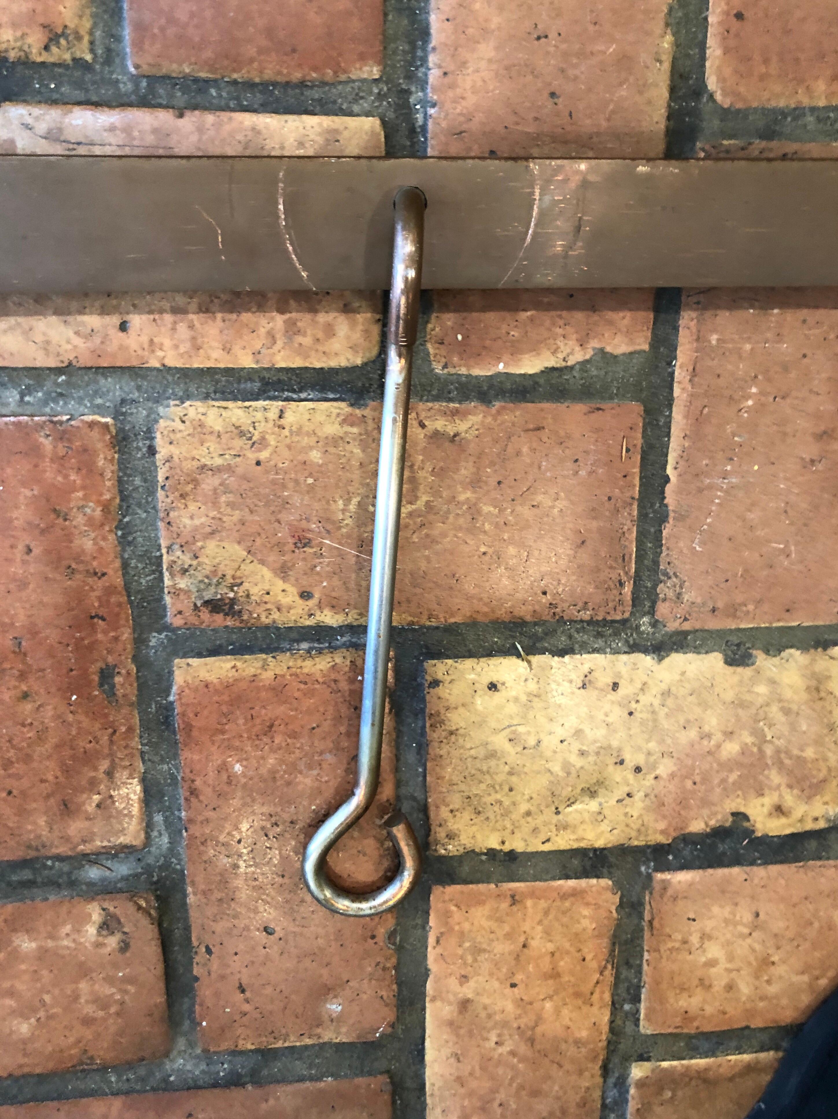 Solid Copper Pot Rack Holder In Good Condition In Redding, CT