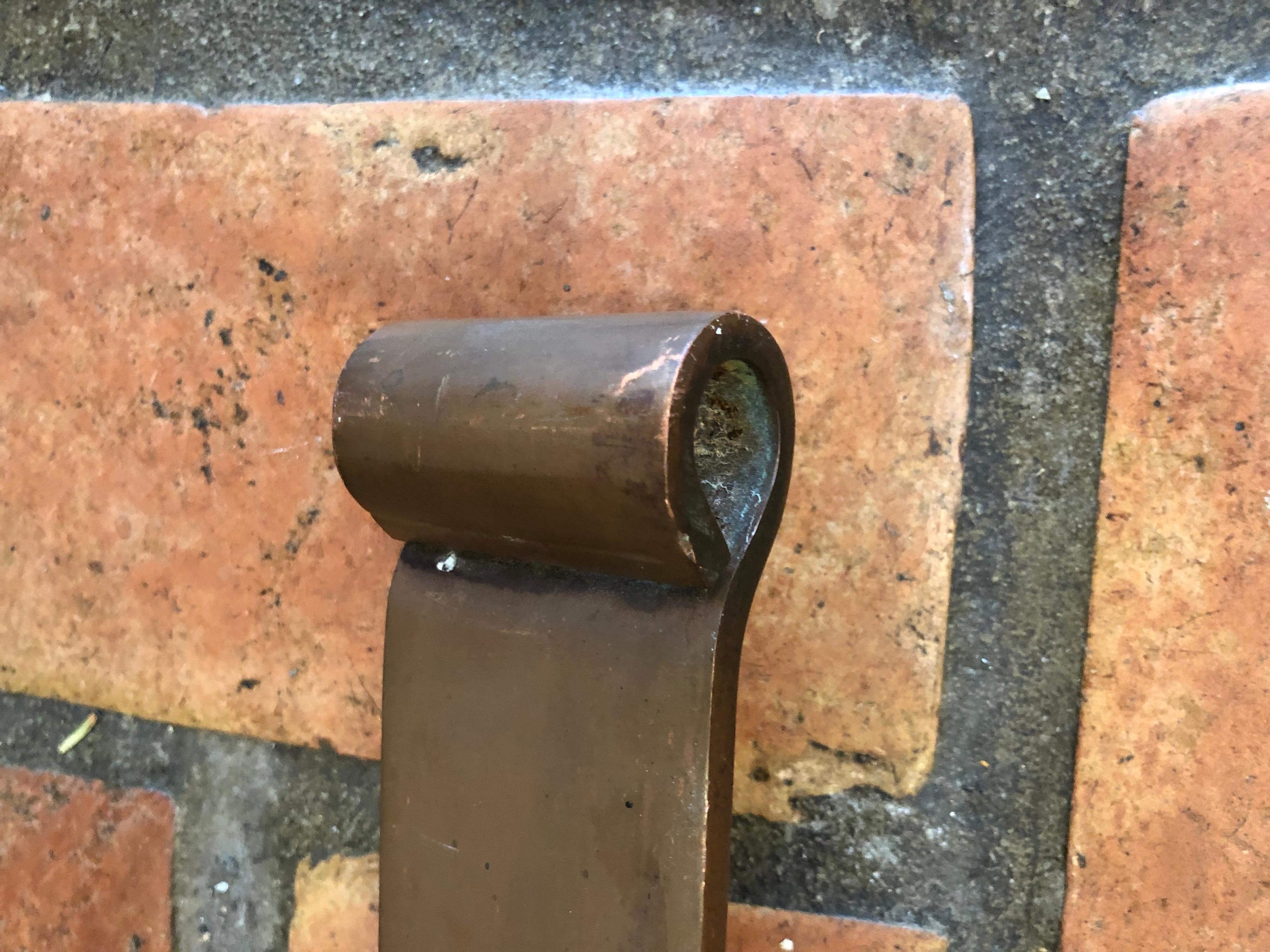 Solid Copper Pot Rack Holder 4