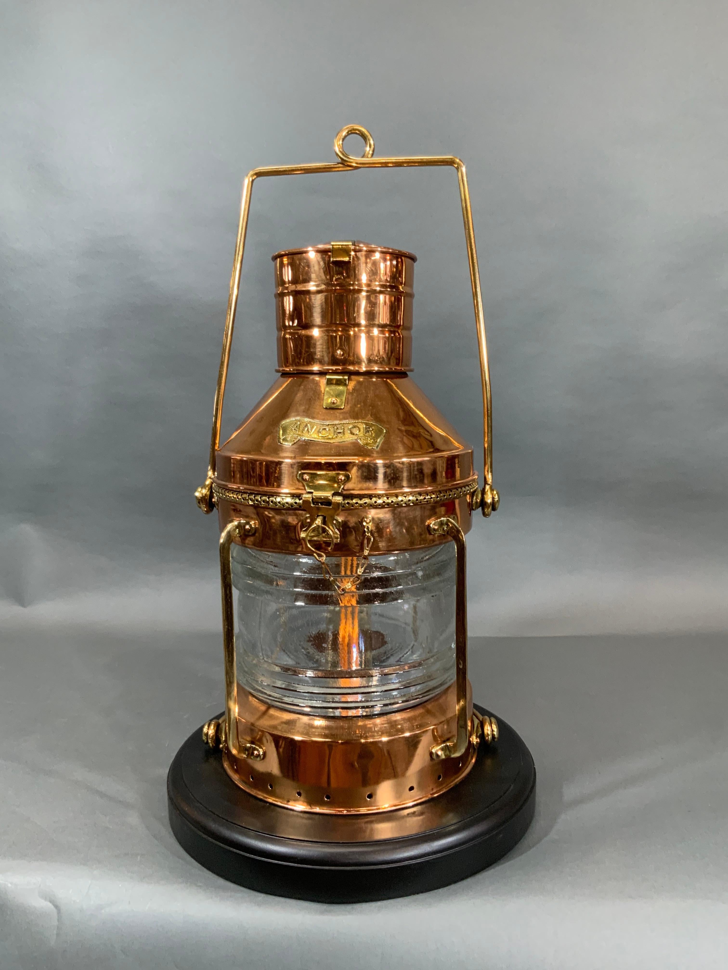 Solid Copper Ships Lantern For Sale 6