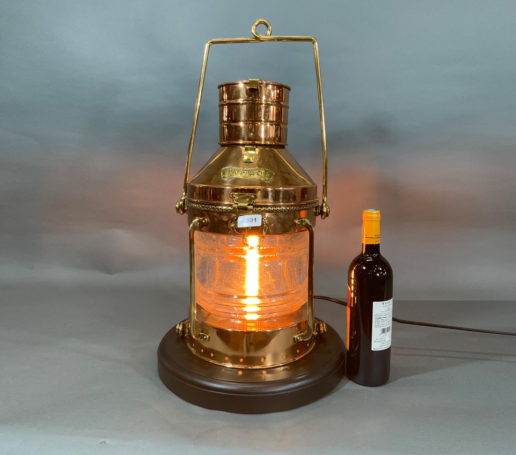 copper trawler lantern