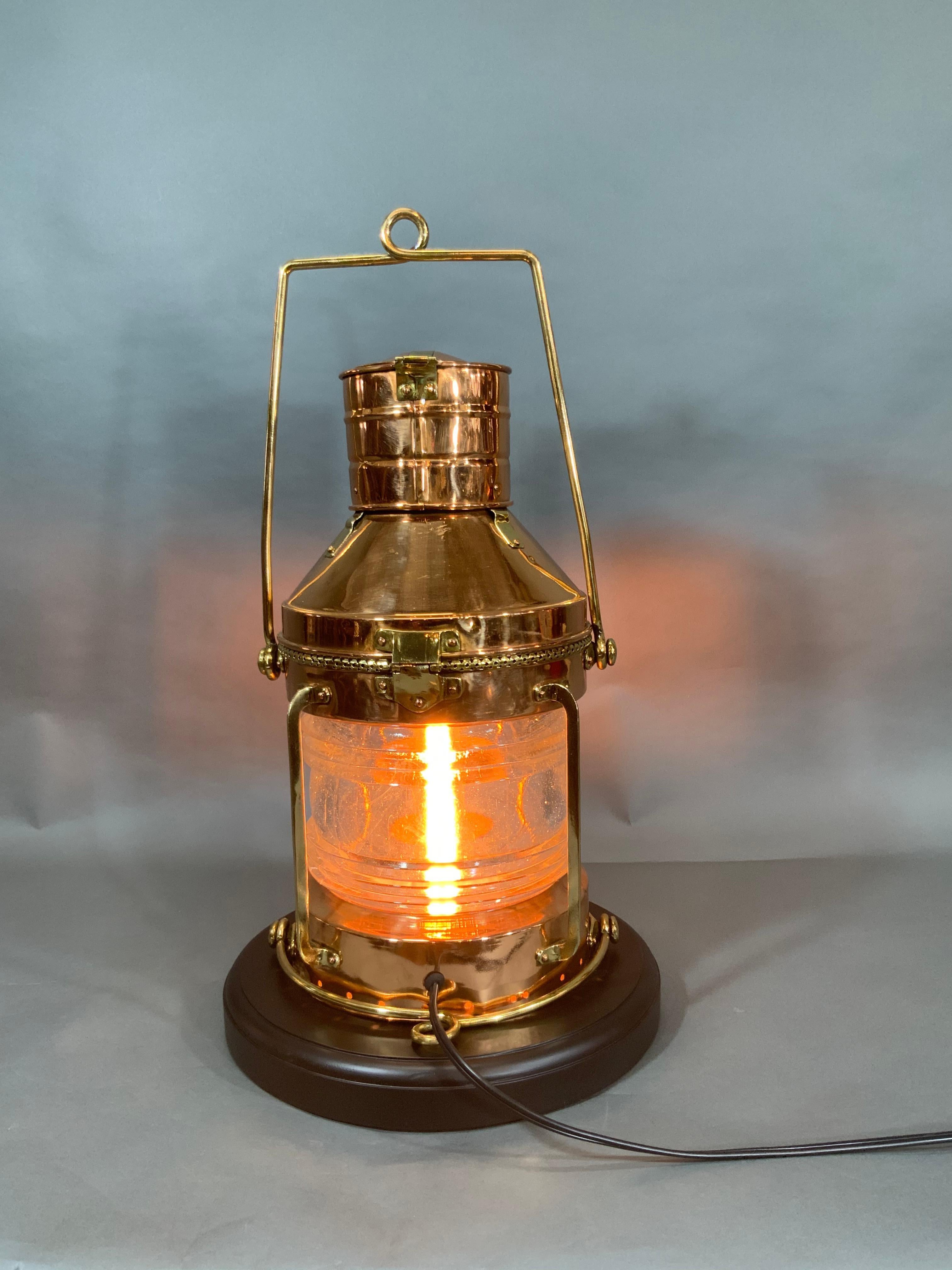 Solid Copper Ships Lantern For Sale 1