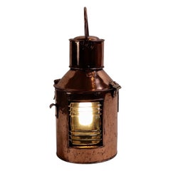 Solid Copper Ships Signal Lantern