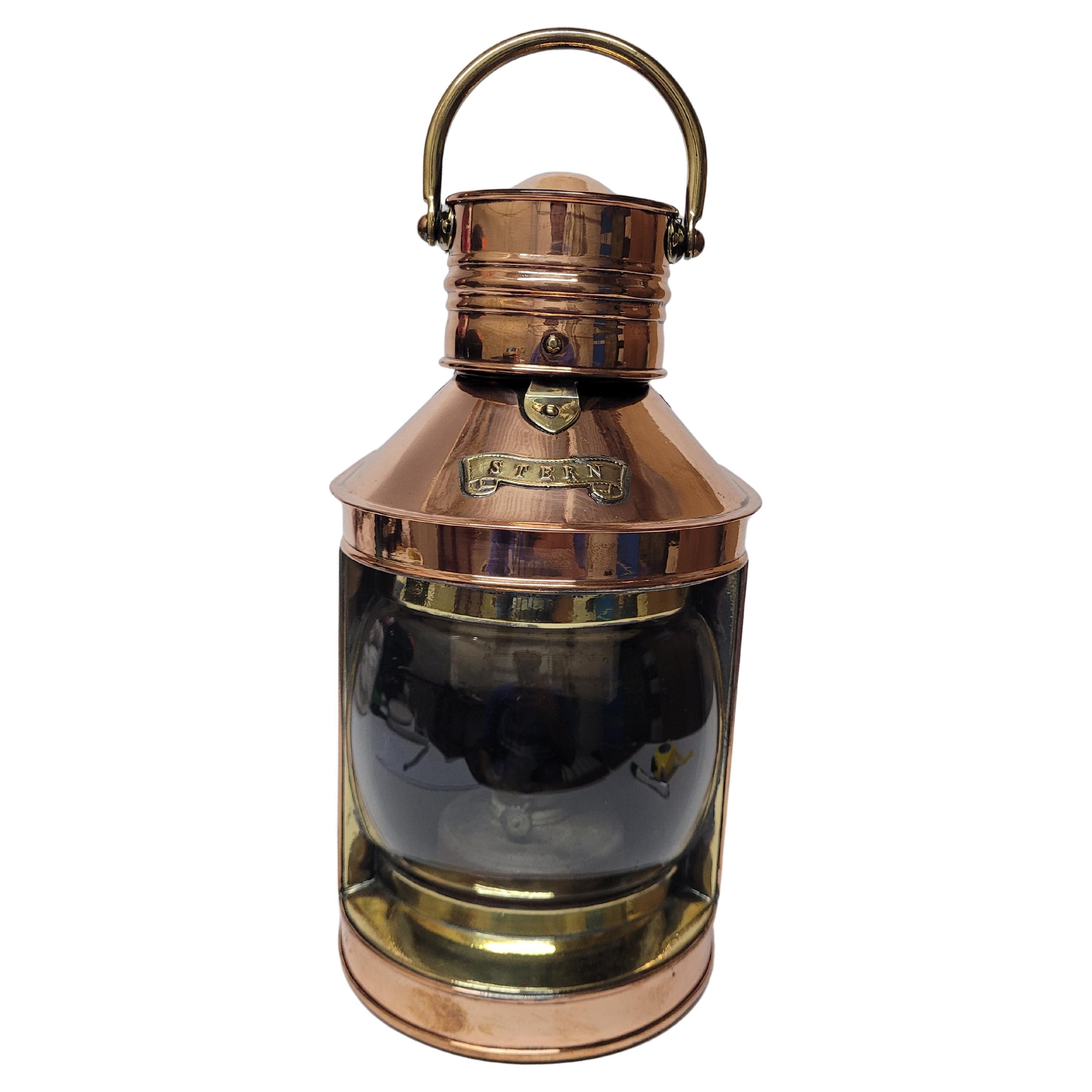 Solid Copper Ships Stern Lantern by Davey