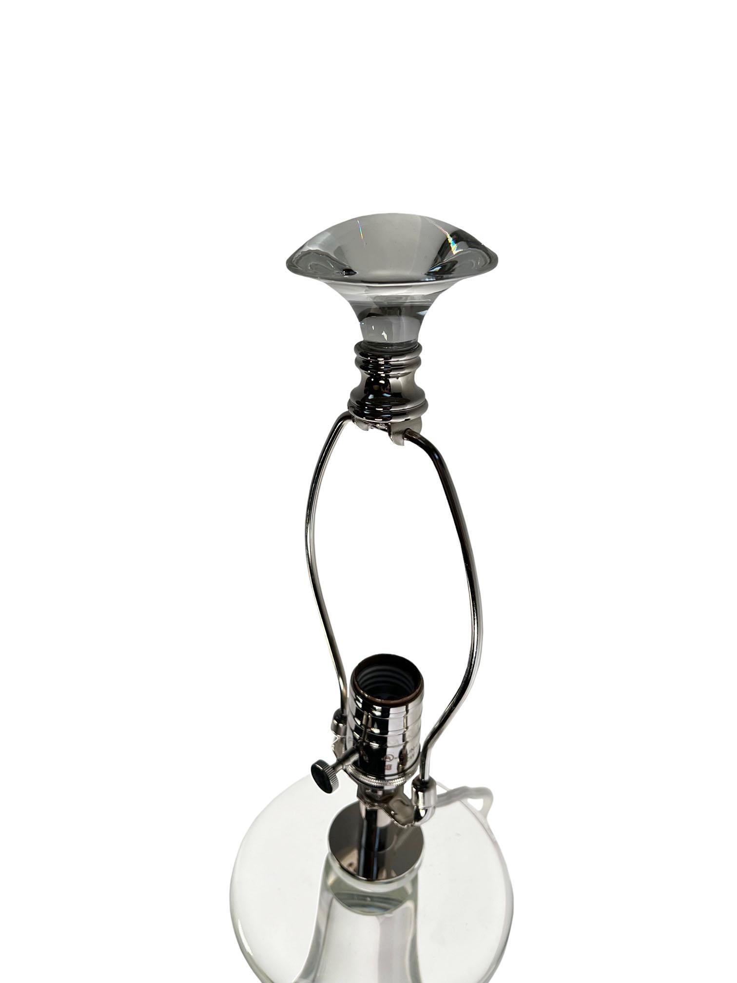 italien Lampes cristal massif en vente