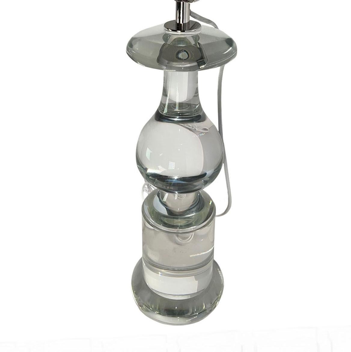 Lampes cristal massif en vente 1