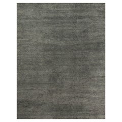 Tappeto in seta di bambù dal design solido Dara di Mehraban Rugs