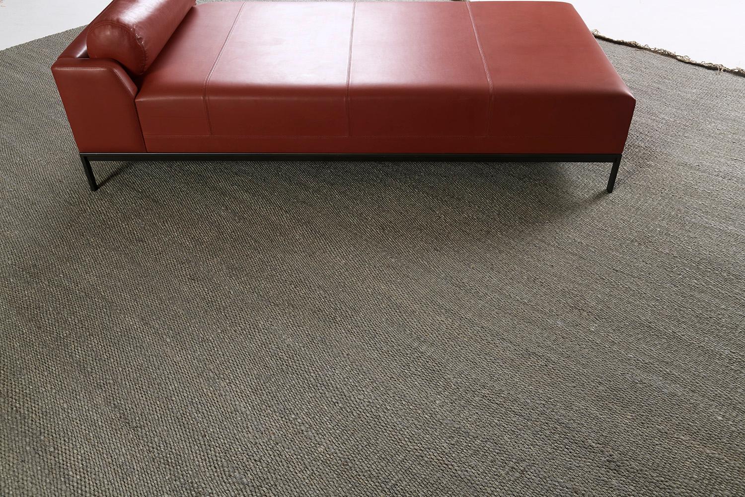 Solid Design Hemp Flachgewebe von Mehraban Teppiche (Indisch) im Angebot