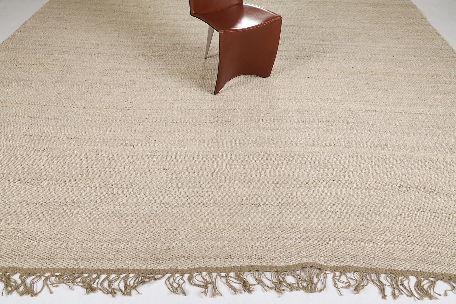 Solid Design Hemp Flachgewebe von Mehraban Teppiche im Zustand „Neu“ im Angebot in WEST HOLLYWOOD, CA