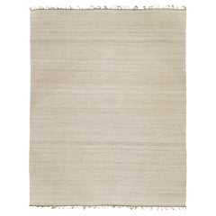 Solid Design Hemp Flatweave by Mehraban Rugs