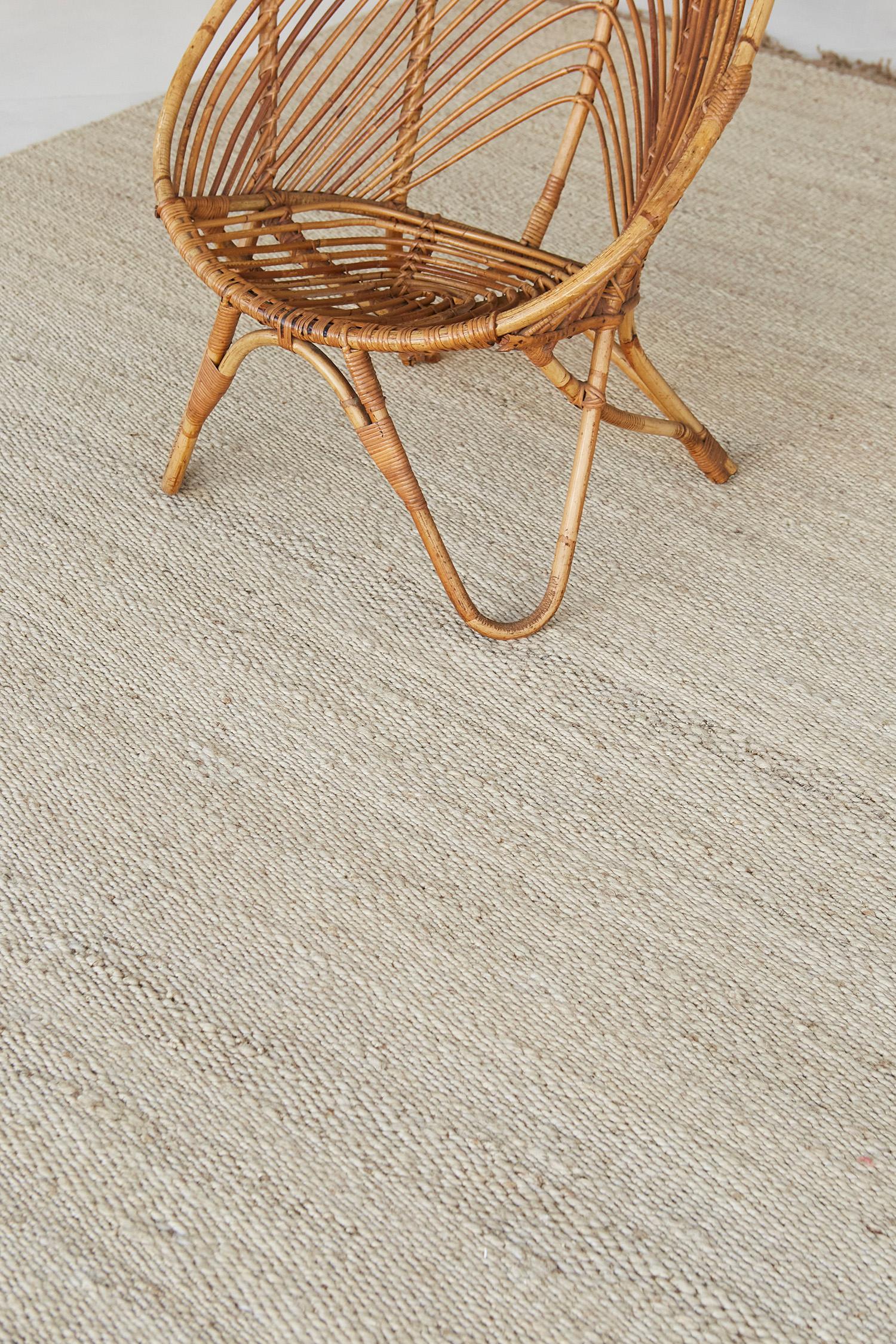Solid Design Hanf Flachgewebe im Zustand „Neu“ im Angebot in WEST HOLLYWOOD, CA