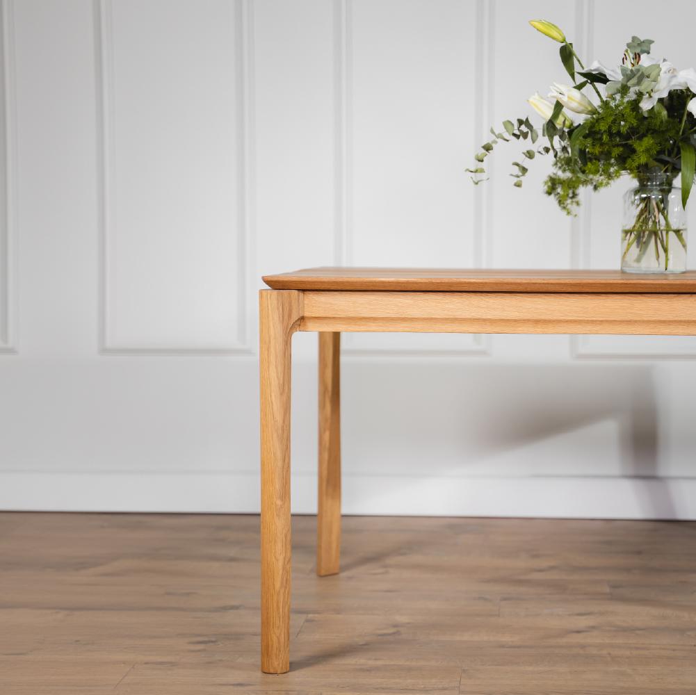 Turkish Solid Dining Table 200cm - Solid Oak Wood For Sale